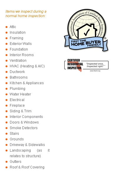 list of inspection services www.cfbinspect.com