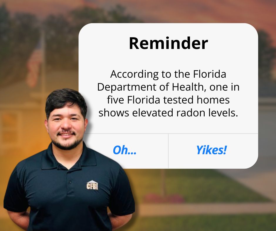 florida radon levels and signs